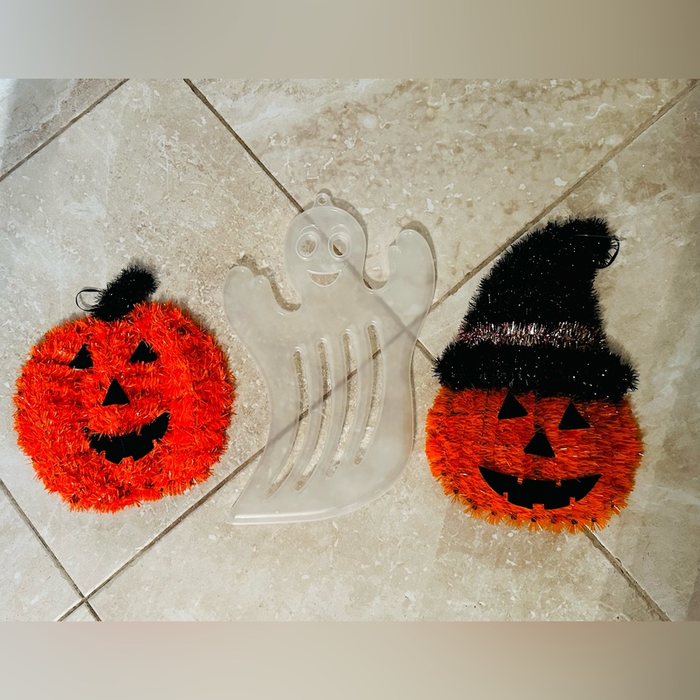 New Halloween Pumpkin and Ghost Decorations